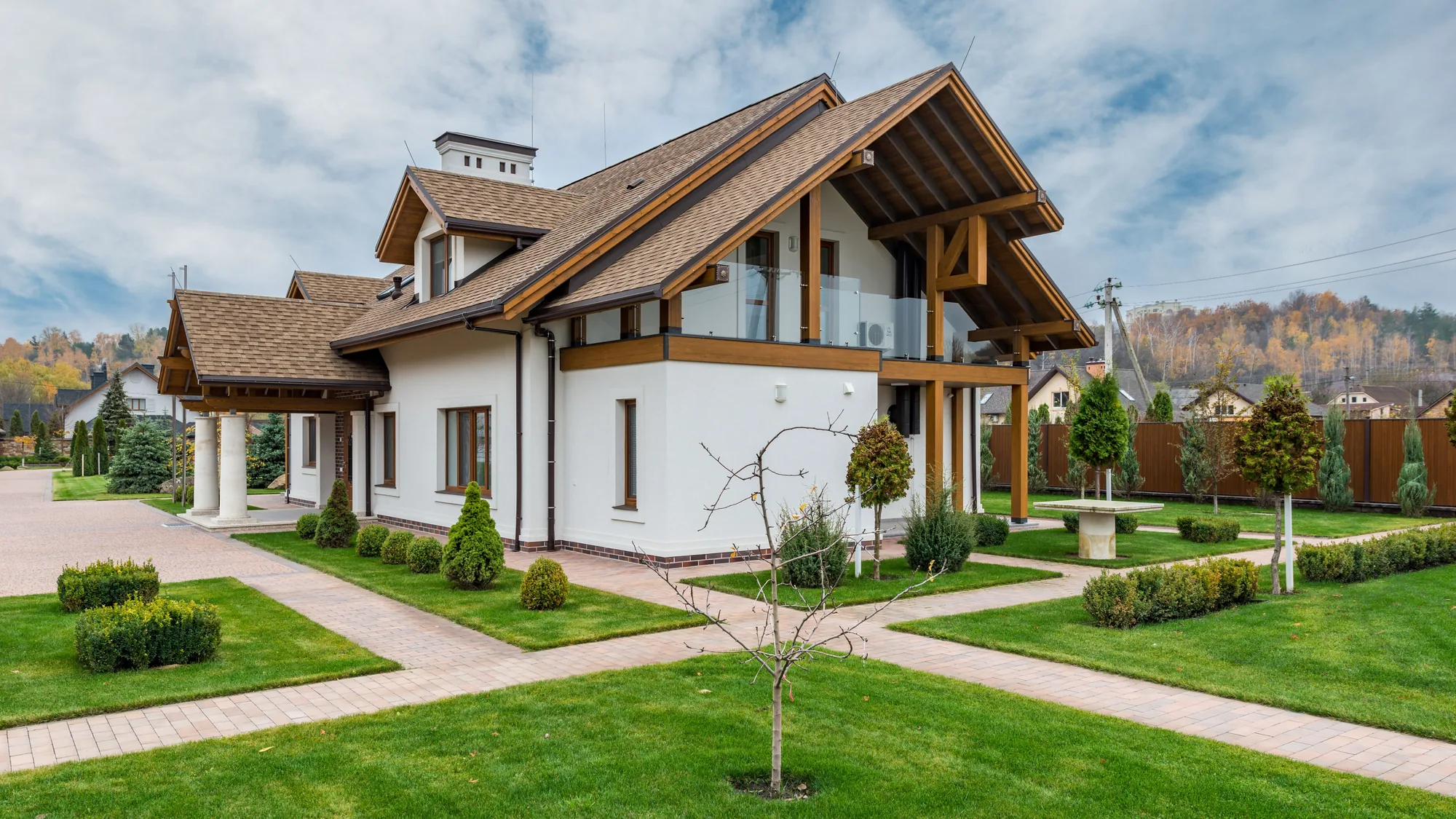 Well-kept home with a green lawn and landscaped yard